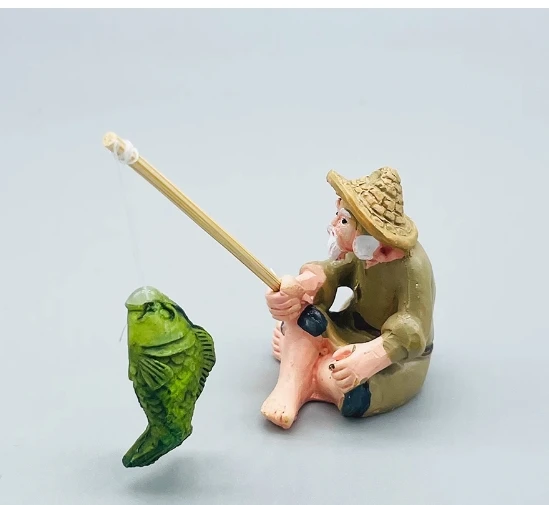 Mini miniature Jiang Taigong fishing desktop ornament car car center console ornament cake rockery micro landscape
Mini miniature Jiang Taigong fishing desktop ornament car car center console ornament cake rockery micro landscape