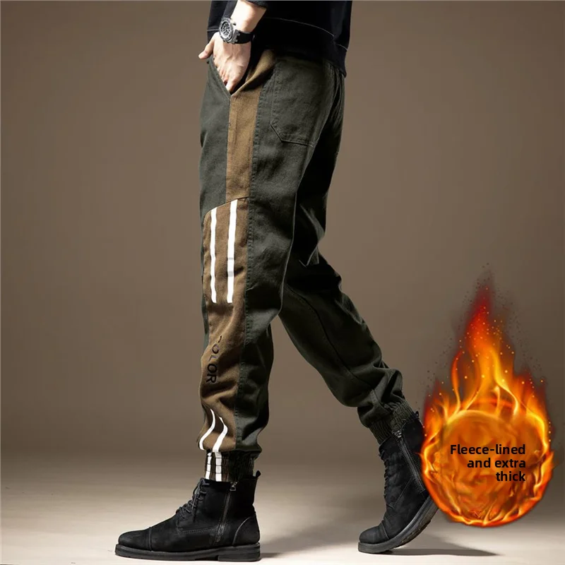 Thiened Fce осенне-зимние рабочие брюки мужские уличные американские свободные шаровары с манжетами спортивные штаны износостойкие повседневные брюки...
Thiened Fce осенне-зимние рабочие брюки мужские уличные американские свободные шаровары с манжетами спортивные штаны износостойкие повседневные брюки...