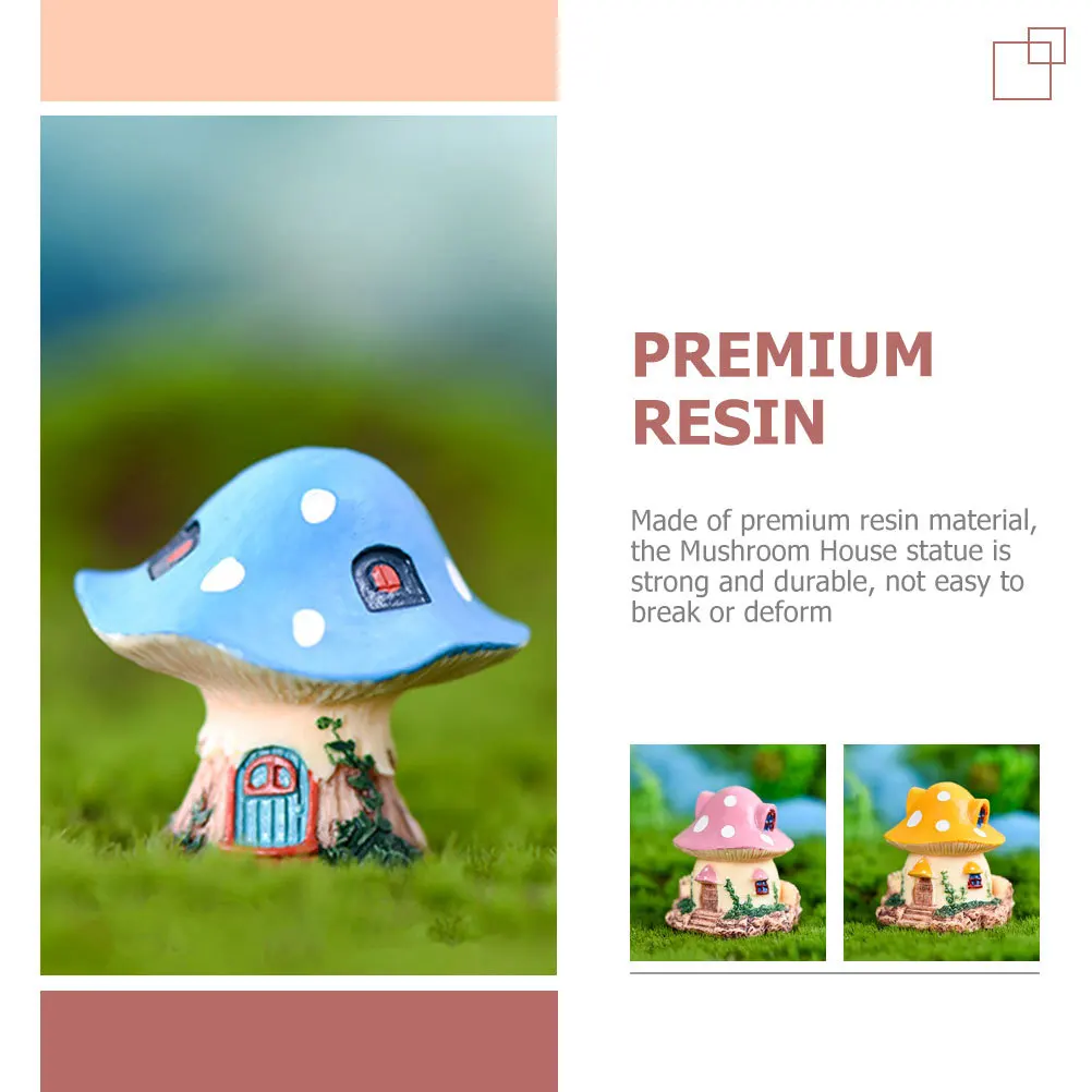 4Pcs Resin Mushroom House Figurines Cute Miniature Statues for Garden Yard Desktop Decor Mushroom Ornaments Garden Ornament
4Pcs Resin Mushroom House Figurines Cute Miniature Statues for Garden Yard Desktop Decor Mushroom Ornaments Garden Ornament