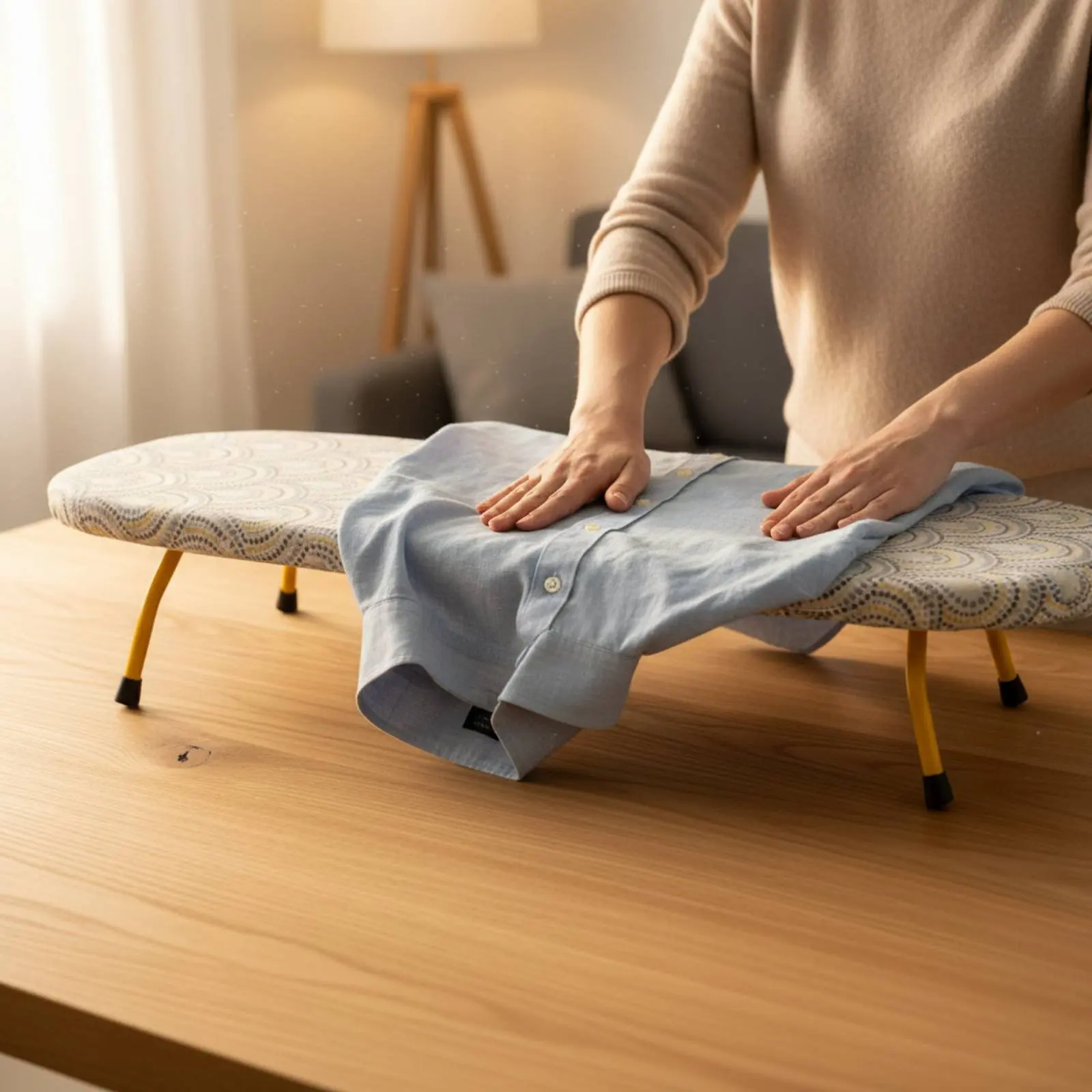 Tabletop Ironing Board Anti-Slip Folding Ironing Board Mini Iron Pad Easy to Clean Multipurpose for Home
Tabletop Ironing Board Anti-Slip Folding Ironing Board Mini Iron Pad Easy to Clean Multipurpose for Home