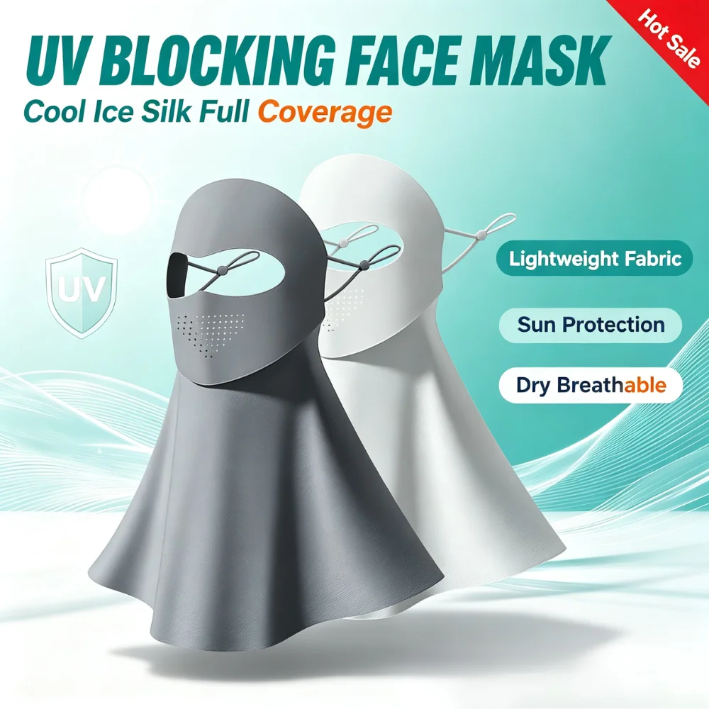 Breathable Ice Silk Full Face Cover UV Shield Cooling Neck Gaiter for Fishing Hiking Commuting Motorcycle Outdoor Sports
Breathable Ice Silk Full Face Cover UV Shield Cooling Neck Gaiter for Fishing Hiking Commuting Motorcycle Outdoor Sports