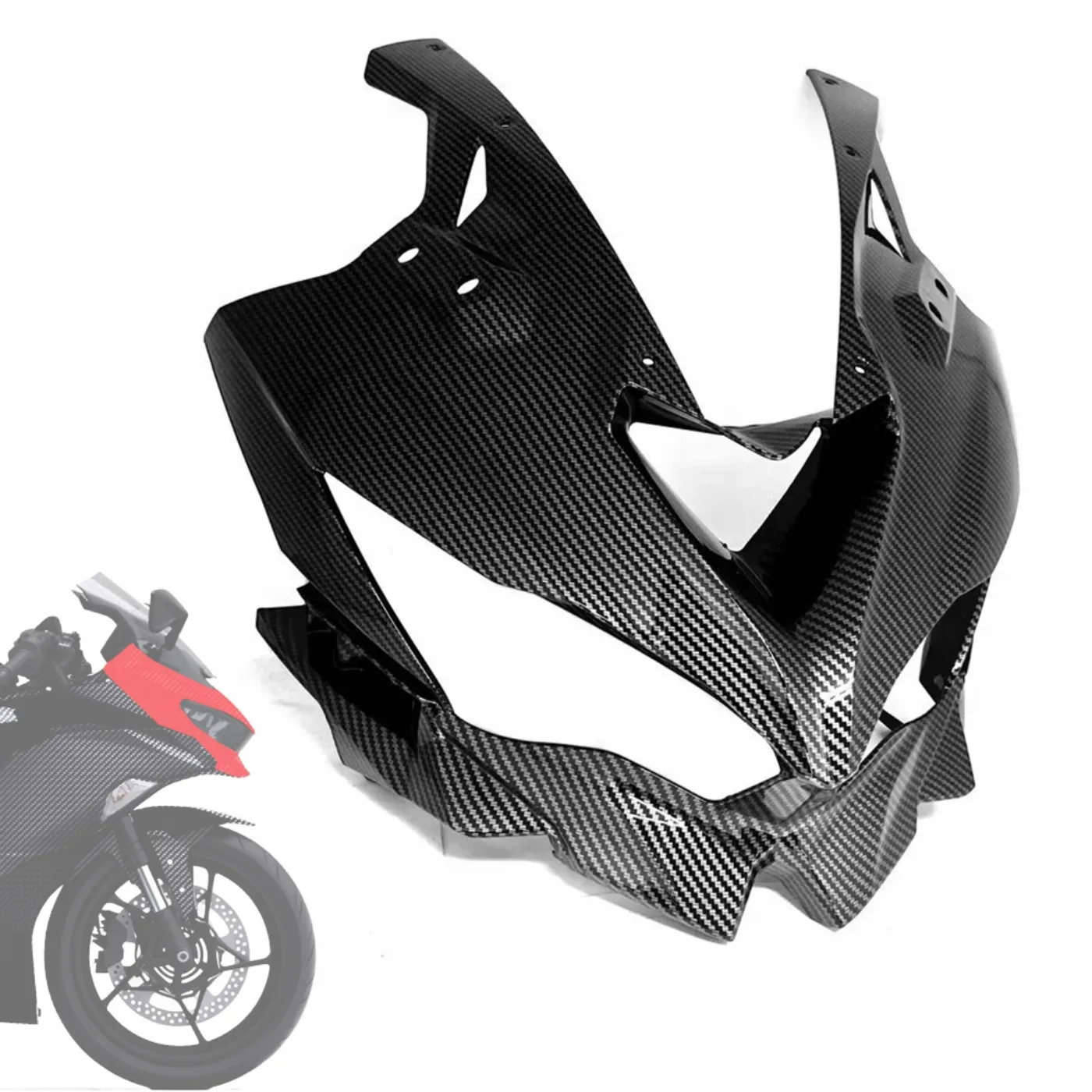 Carbon Fiber PatternHeadlight Front Nose Frame Fender Head Fairing Cowls for kawasaki zx25r zx 25r 2020 - 2022
Carbon Fiber PatternHeadlight Front Nose Frame Fender Head Fairing Cowls for kawasaki zx25r zx 25r 2020 - 2022