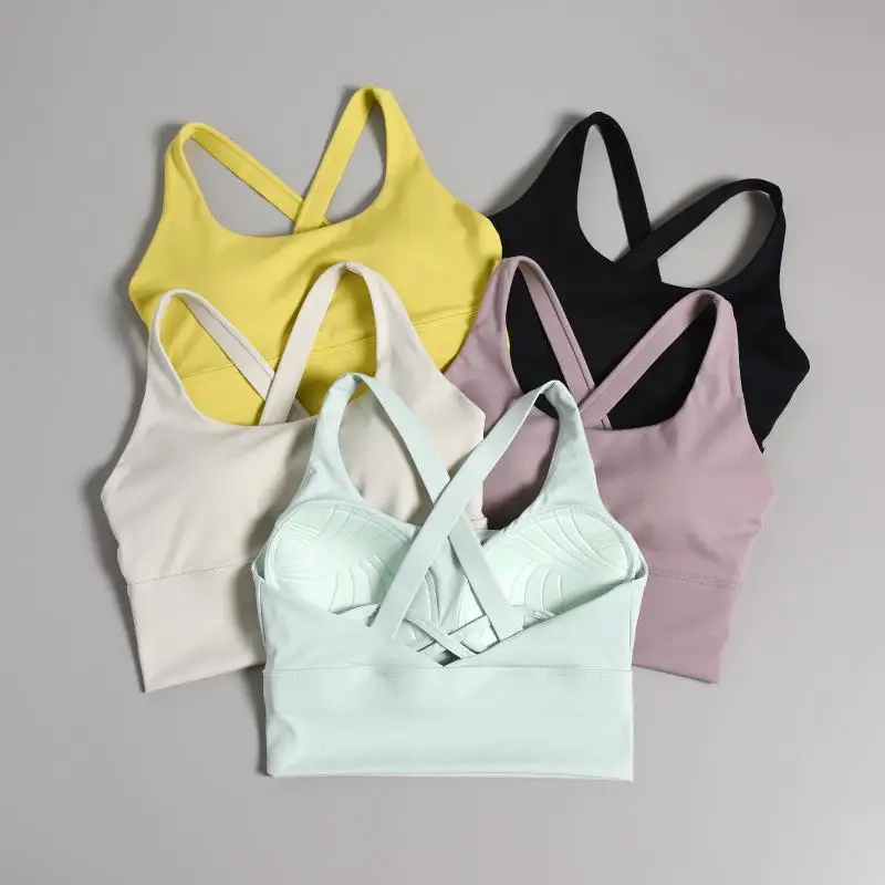 ntegrated fixed cup bra for women running, fitness beautiful back, skipping rope, yoga clothes, professional sports vest, linge
ntegrated fixed cup bra for women running, fitness beautiful back, skipping rope, yoga clothes, professional sports vest, linge