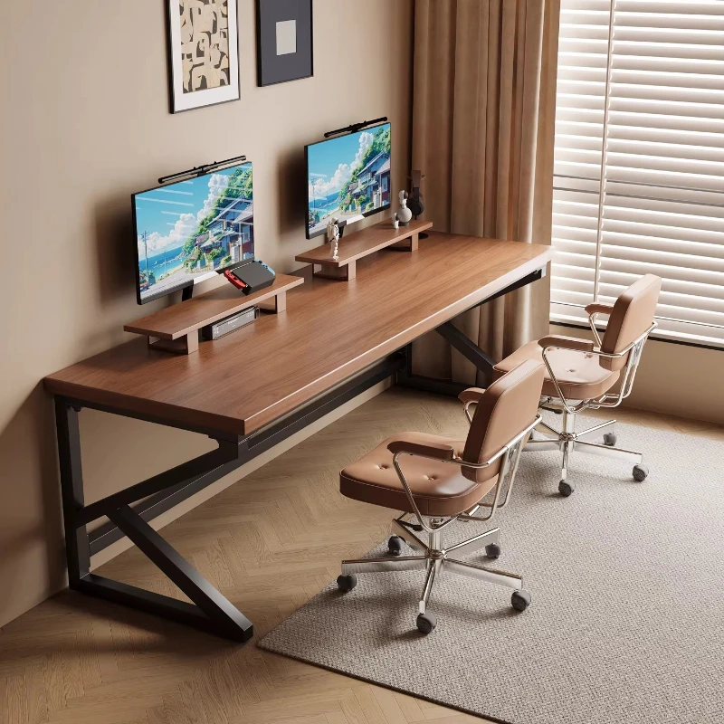 Solid wood computer desk household desk large board double e-sports table long desk bedroom study table workbench
Solid wood computer desk household desk large board double e-sports table long desk bedroom study table workbench