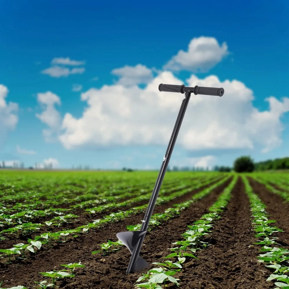 7" Manual Fence Post Hole T-Shaped Hand Drill Auger Auger Post Hole Digger for Planting Trees Seedlings Deep Cultivating
7" Manual Fence Post Hole T-Shaped Hand Drill Auger Auger Post Hole Digger for Planting Trees Seedlings Deep Cultivating