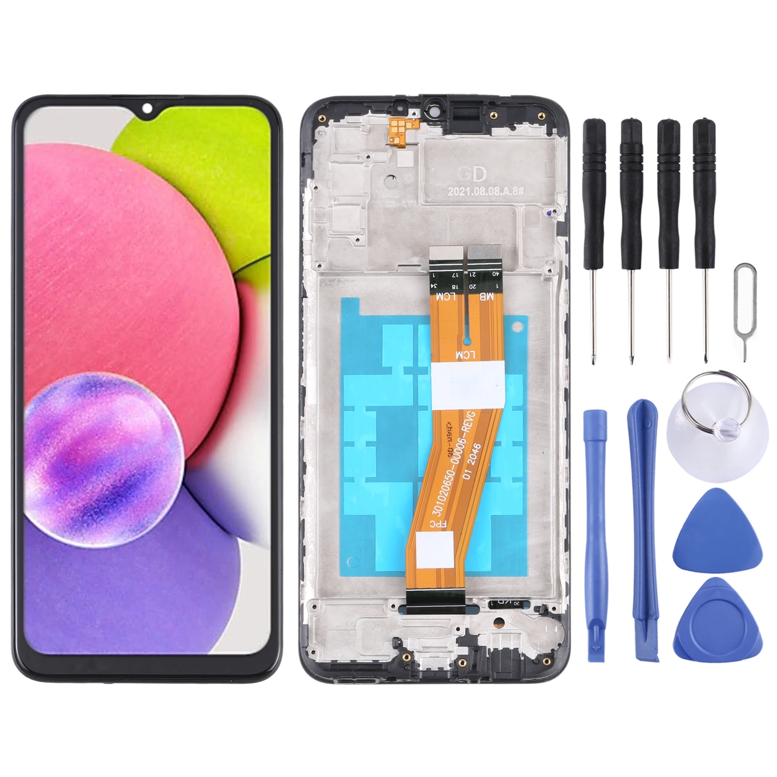 OEM LCD Screen For Samsung Galaxy A03s SM-A037F Digitizer Full Assembly with Frame
OEM LCD Screen For Samsung Galaxy A03s SM-A037F Digitizer Full Assembly with Frame