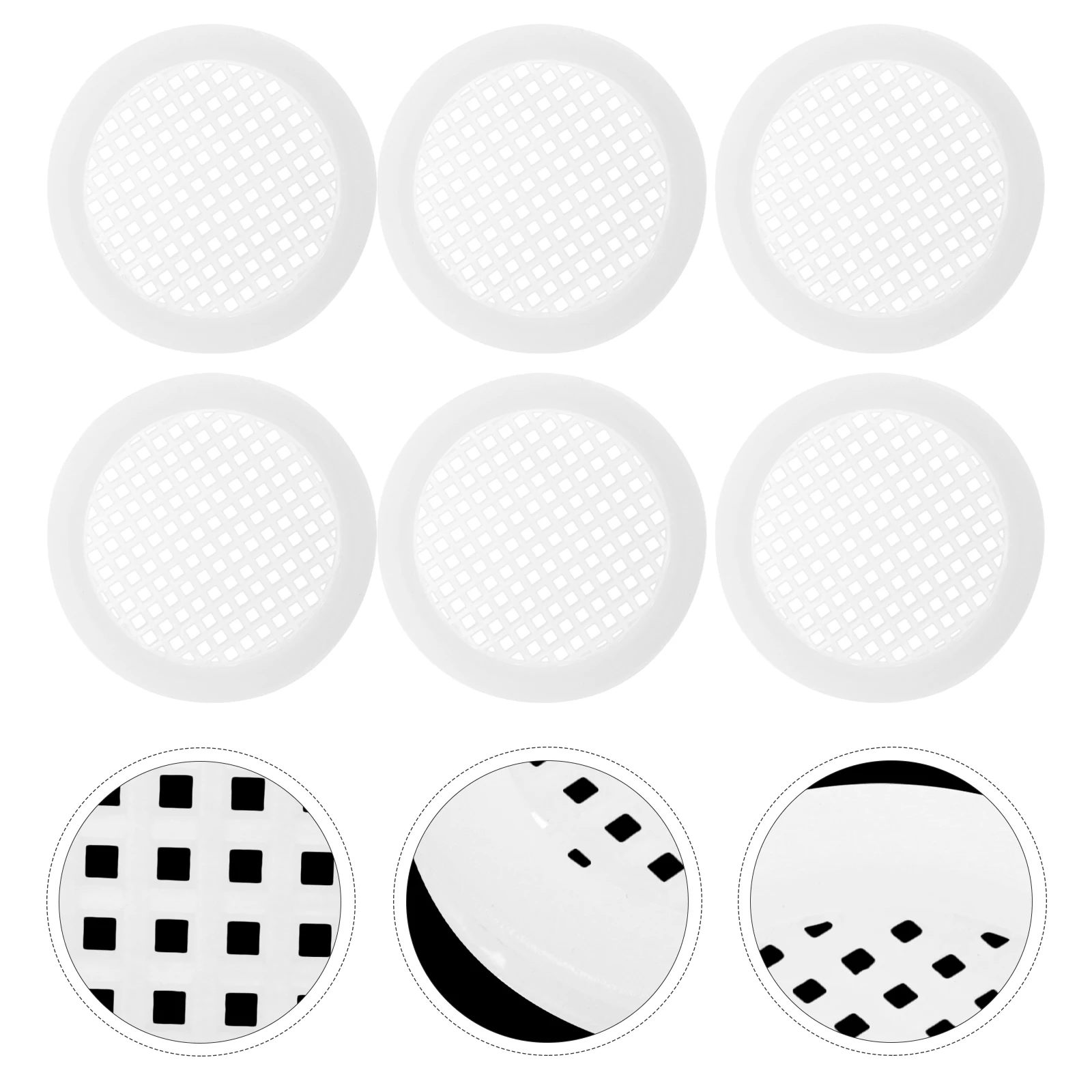 20pcs Cabinet Ventilation Mesh Decorative Covers White 60 Holes 5mm Plastic Soffit Vents for Kitchen Bathroom Houses Storage 
20pcs Cabinet Ventilation Mesh Decorative Covers White 60 Holes 5mm Plastic Soffit Vents for Kitchen Bathroom Houses Storage