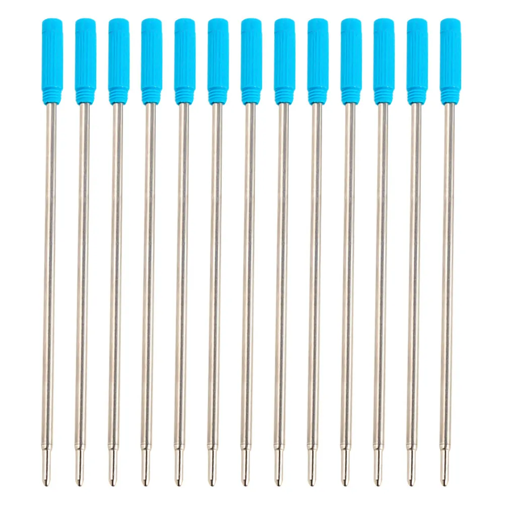 50Pcs Metal Ballpoint Pen Refills Blue Ink Smooth Writing Replacement Ink Pen Refills for Office School Supplies
50Pcs Metal Ballpoint Pen Refills Blue Ink Smooth Writing Replacement Ink Pen Refills for Office School Supplies