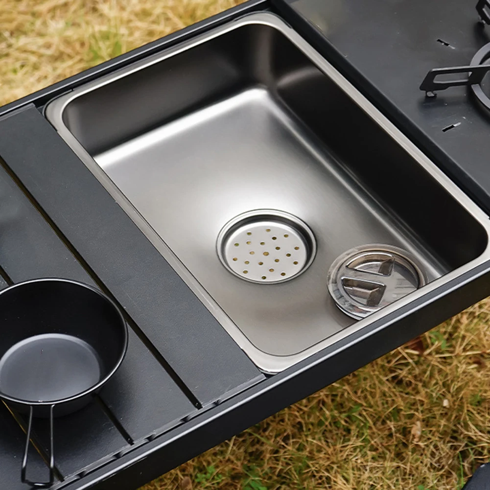 Drain Design Outdoor Sink Outdoor Kitchens Efficient Waste Drainage Scratch-Resistant Design Camping Gear 5.5L Capacity
Drain Design Outdoor Sink Outdoor Kitchens Efficient Waste Drainage Scratch-Resistant Design Camping Gear 5.5L Capacity