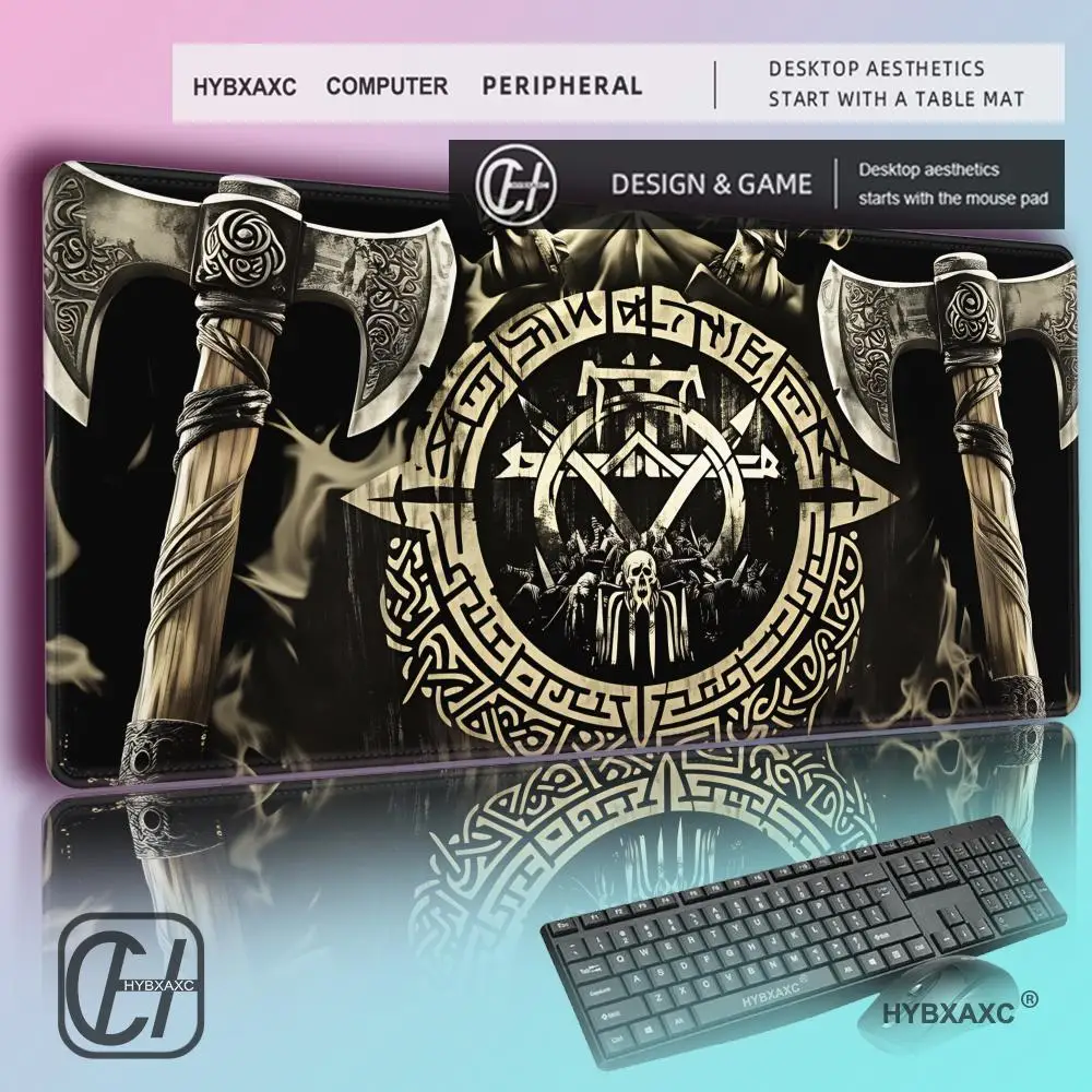 HYBXAXC Computer game pad Nordic style Viking warrior axe big mouse pad geometric pattern table mat anti-slip decoration
HYBXAXC Computer game pad Nordic style Viking warrior axe big mouse pad geometric pattern table mat anti-slip decoration