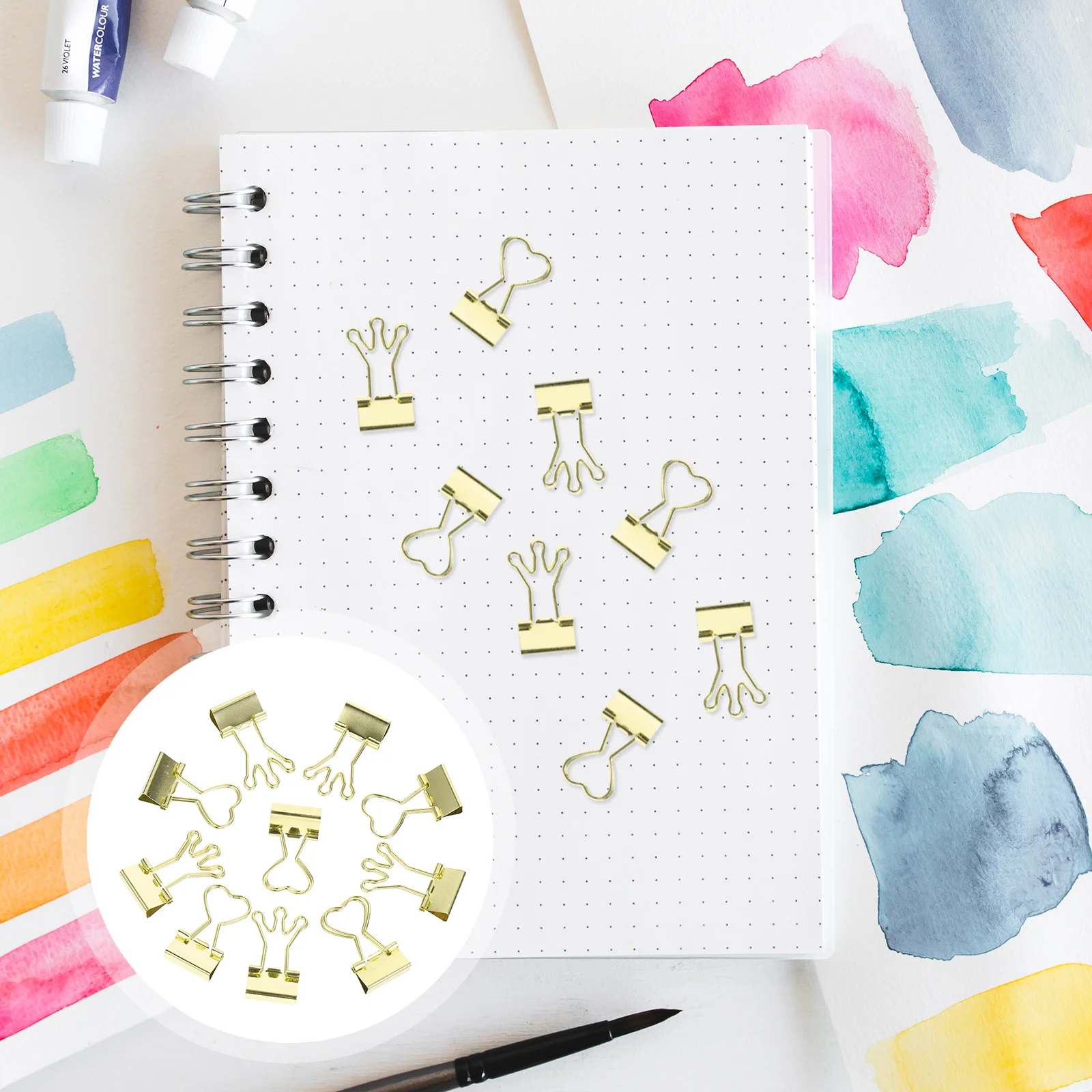 10Pcs Metal Paper Clips Rustproof Office School Supplies Mini Binder Clips for Scrapbooks Calendars Notebooks
10Pcs Metal Paper Clips Rustproof Office School Supplies Mini Binder Clips for Scrapbooks Calendars Notebooks