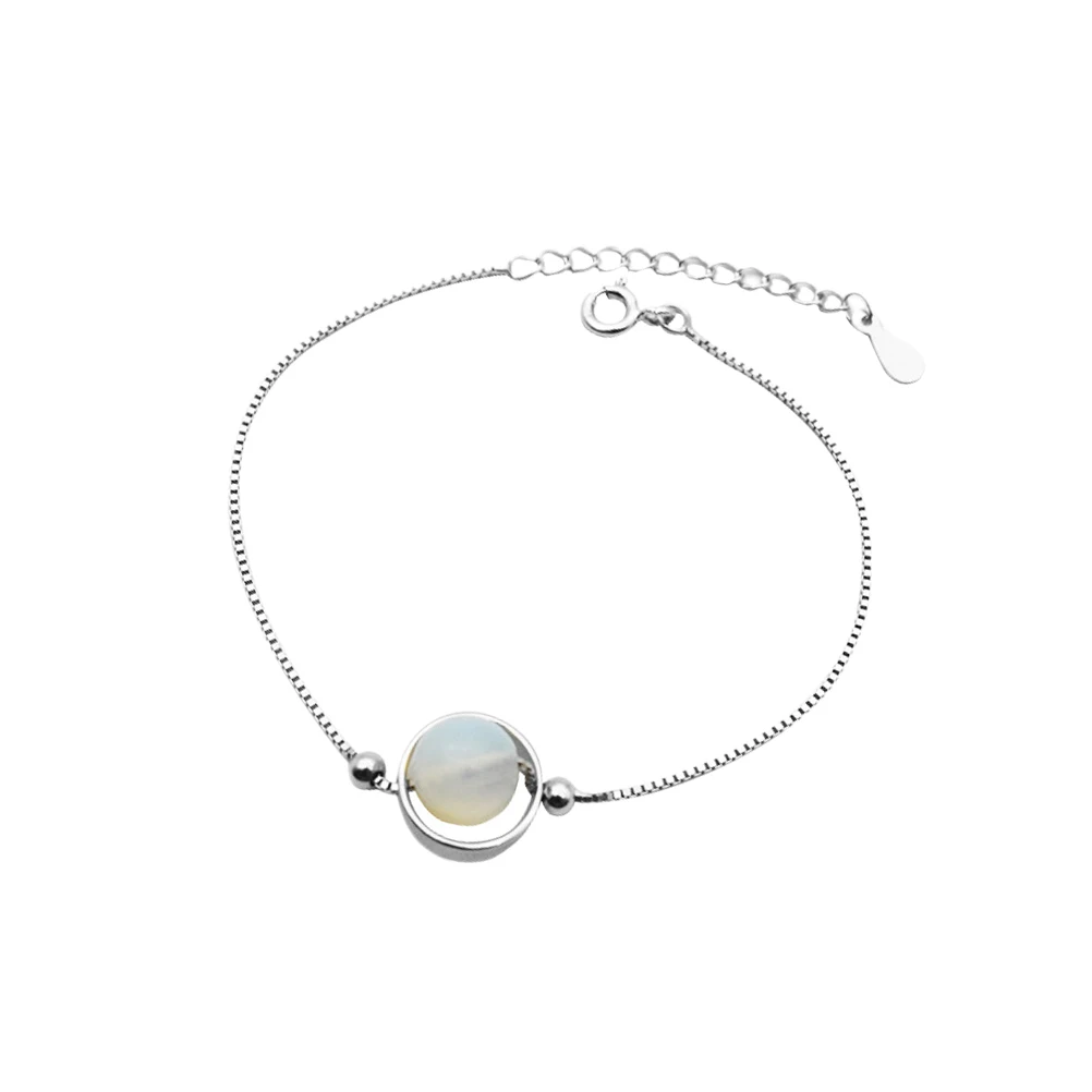 Opal Sterling Silver Bracelets Elegant Bangle Women Hand Decoration Lightweight Durable Fashion Daily Use 
Opal Sterling Silver Bracelets Elegant Bangle Women Hand Decoration Lightweight Durable Fashion Daily Use