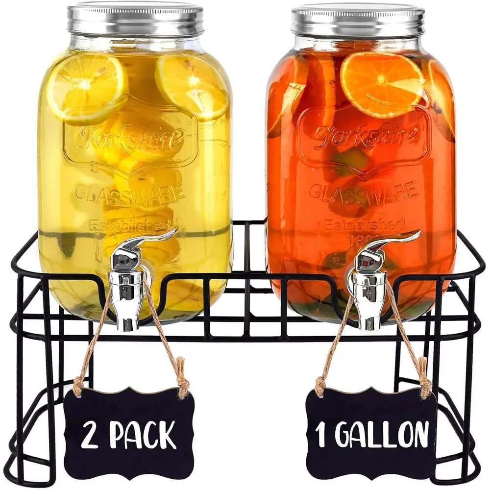1 Gallon Stainless Steel Spigot Drink Dispenser for Iced Beverages, Great for Outdoors and Parties
1 Gallon Stainless Steel Spigot Drink Dispenser for Iced Beverages, Great for Outdoors and Parties