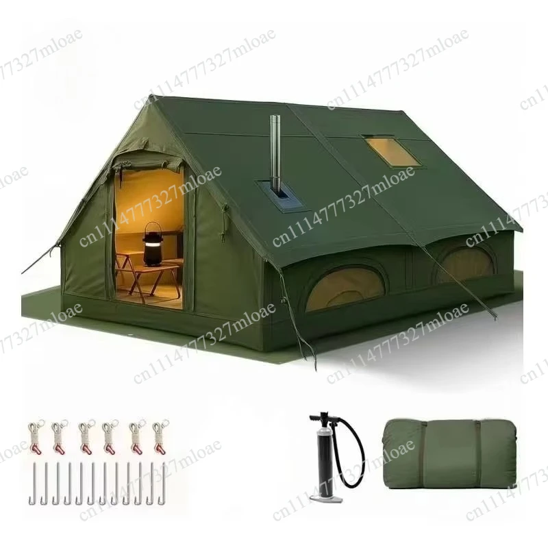 Outdoor 12 ㎡ inflatable tent, windproof and wear-resistant Oxford fabric, large tent, suitable for group camping
Outdoor 12 ㎡ inflatable tent, windproof and wear-resistant Oxford fabric, large tent, suitable for group camping