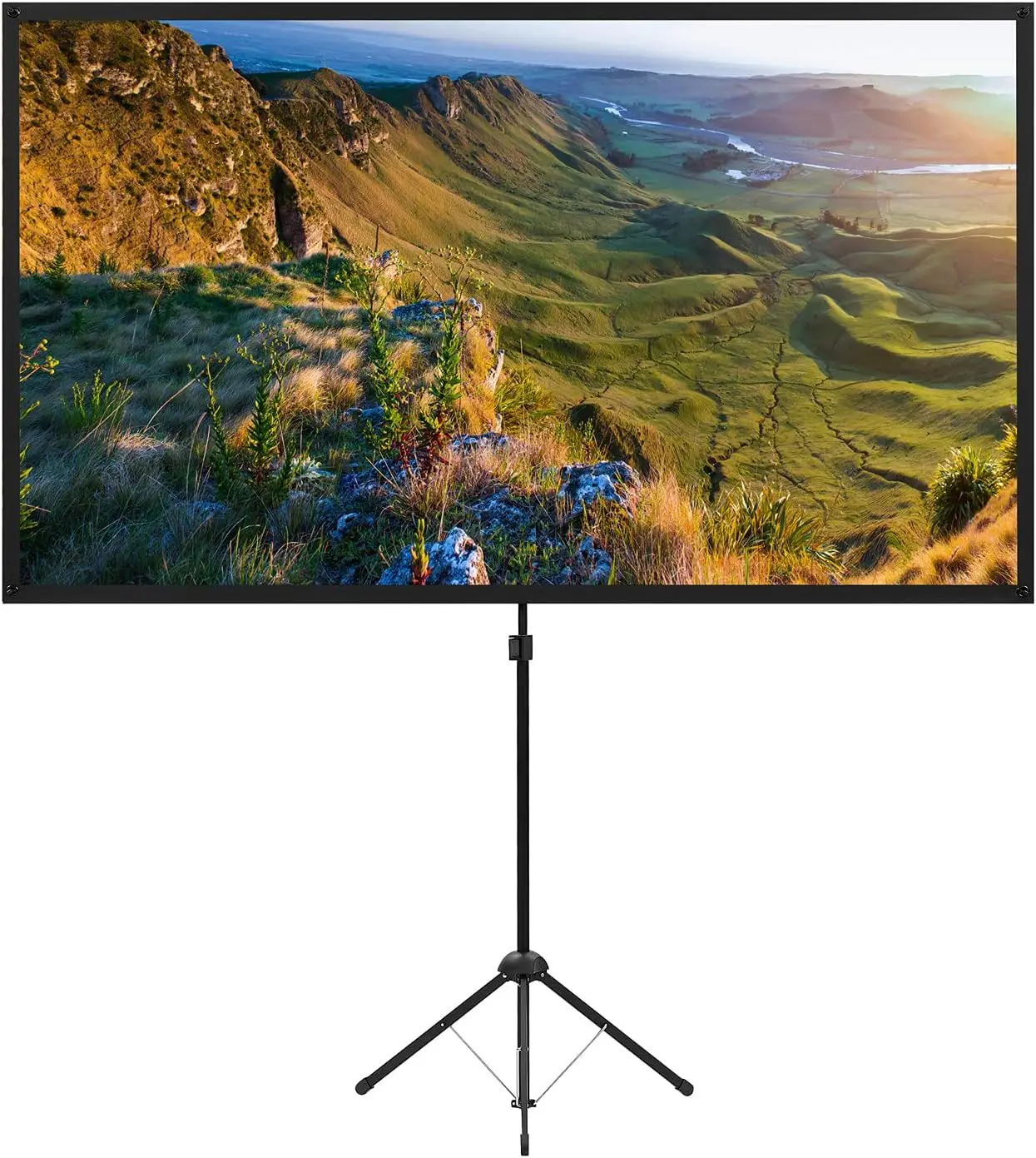 100 Inch Projector Screen with Stand, 16:9 Portable Tripod Screen for Outdoor Cinema, Easy Setup, Lightweight
100 Inch Projector Screen with Stand, 16:9 Portable Tripod Screen for Outdoor Cinema, Easy Setup, Lightweight