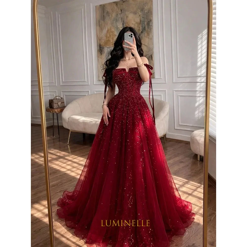 Red Prom Dresses for Special Occasions Customized Luxurious Women's Evening Dresses Brands A-line Wedding Dress Party 2026
Red Prom Dresses for Special Occasions Customized Luxurious Women's Evening Dresses Brands A-line Wedding Dress Party 2026