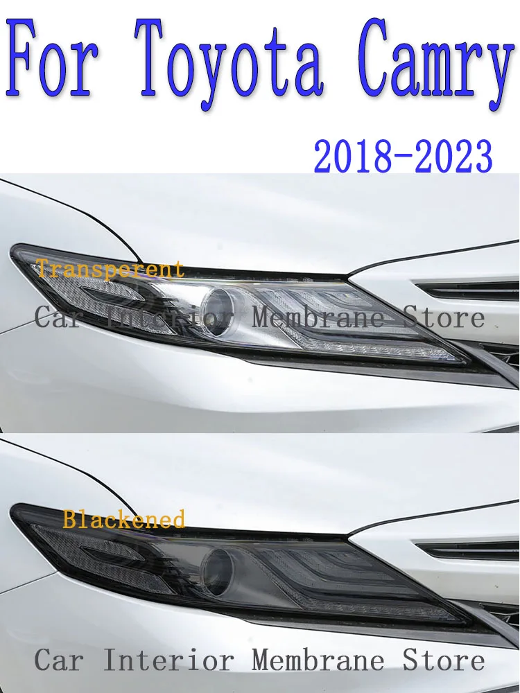 For Toyota Camry 2018-2023 TPU Car Exterior Headlights Anti-Scratch Protective Film Headlamps Repair Sticker Accessories Refit
For Toyota Camry 2018-2023 TPU Car Exterior Headlights Anti-Scratch Protective Film Headlamps Repair Sticker Accessories Refit