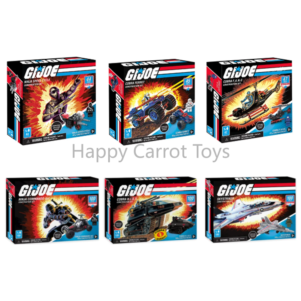G. I. Joe Cobra Ferret Snow Shadow Helicopter Cobra Commander Ninja Speed Cycle Snake Eyes Hiss Tank Jet Mini Figure Set Boy Toy
G. I. Joe Cobra Ferret Snow Shadow Helicopter Cobra Commander Ninja Speed Cycle Snake Eyes Hiss Tank Jet Mini Figure Set Boy Toy
