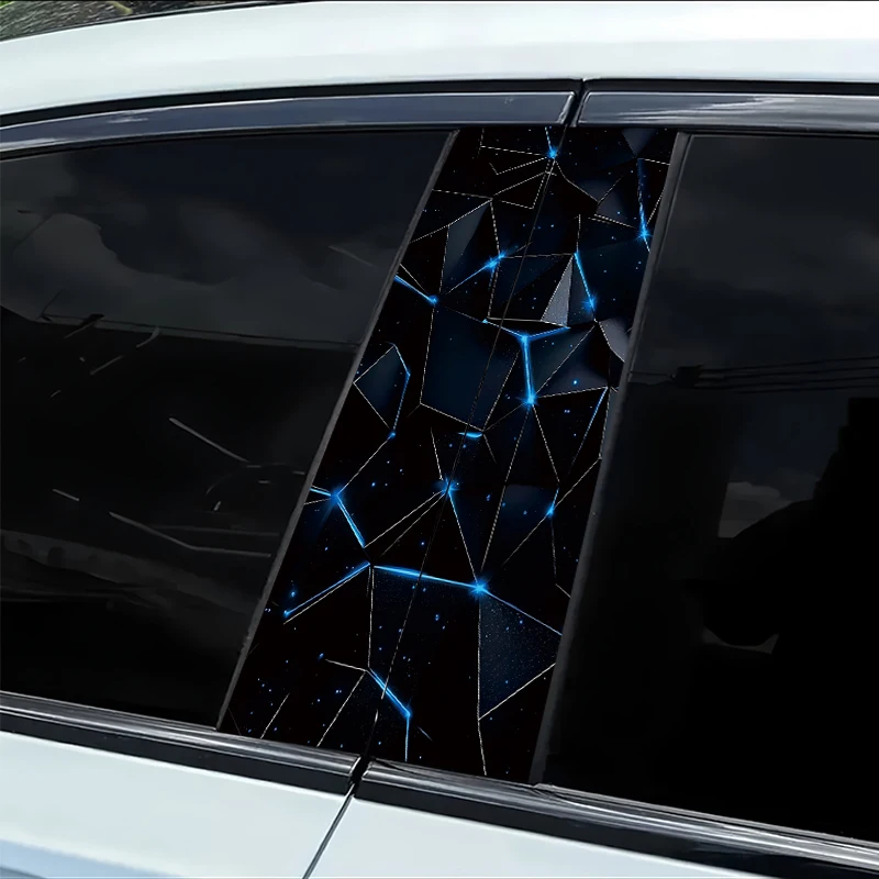 2 наклейки на B-стойку автомобиля, виниловая защитная пленка с геометрическим рисунком.
2 наклейки на B-стойку автомобиля, виниловая защитная пленка с геометрическим рисунком.