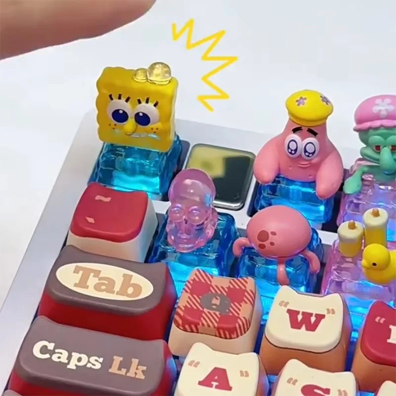 SpongeBob SquarePants Keyboard Keycap Official Merchandise Movie Mr. Krabs Squidward Figurine Blind Box Guwan Flagship Store 3D
SpongeBob SquarePants Keyboard Keycap Official Merchandise Movie Mr. Krabs Squidward Figurine Blind Box Guwan Flagship Store 3D