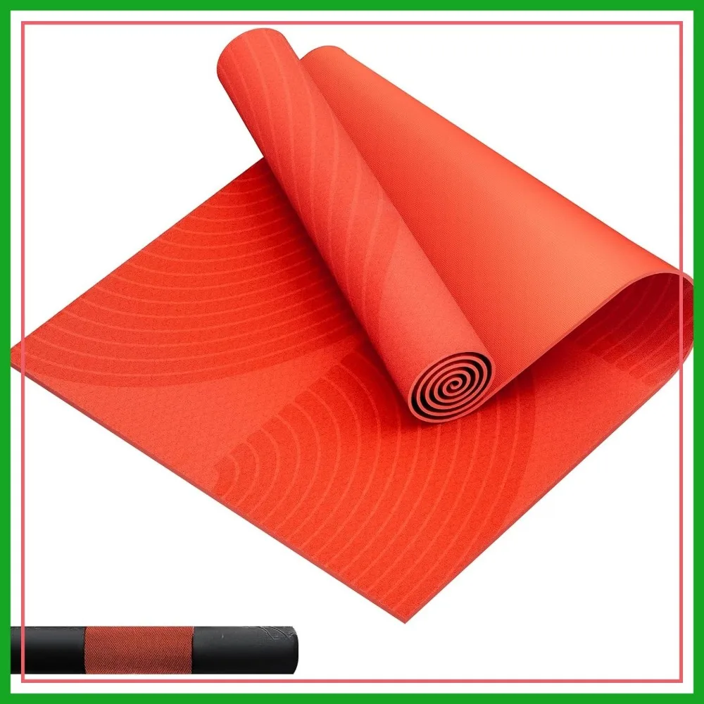 Extra Large Yoga Mat 72"x36" - 1/4" Thick Non-Slip Exercise Mat for Yoga Pilates Home Workouts with Carry Bag
Extra Large Yoga Mat 72"x36" - 1/4" Thick Non-Slip Exercise Mat for Yoga Pilates Home Workouts with Carry Bag