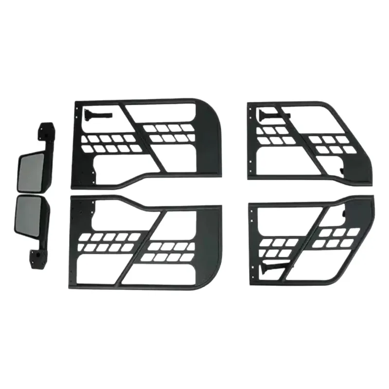 Suitable for 2 or 4 steel pipe doors Paramount with rearview mirror half doors
Suitable for 2 or 4 steel pipe doors Paramount with rearview mirror half doors