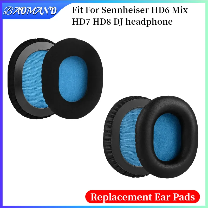 Replacement Earpads for Sennheiser HD6 Mix HD7 HD8 DJ Earmuffs Ultra-soft Sponge Cushion Cover Repair Parts Headphone
Replacement Earpads for Sennheiser HD6 Mix HD7 HD8 DJ Earmuffs Ultra-soft Sponge Cushion Cover Repair Parts Headphone