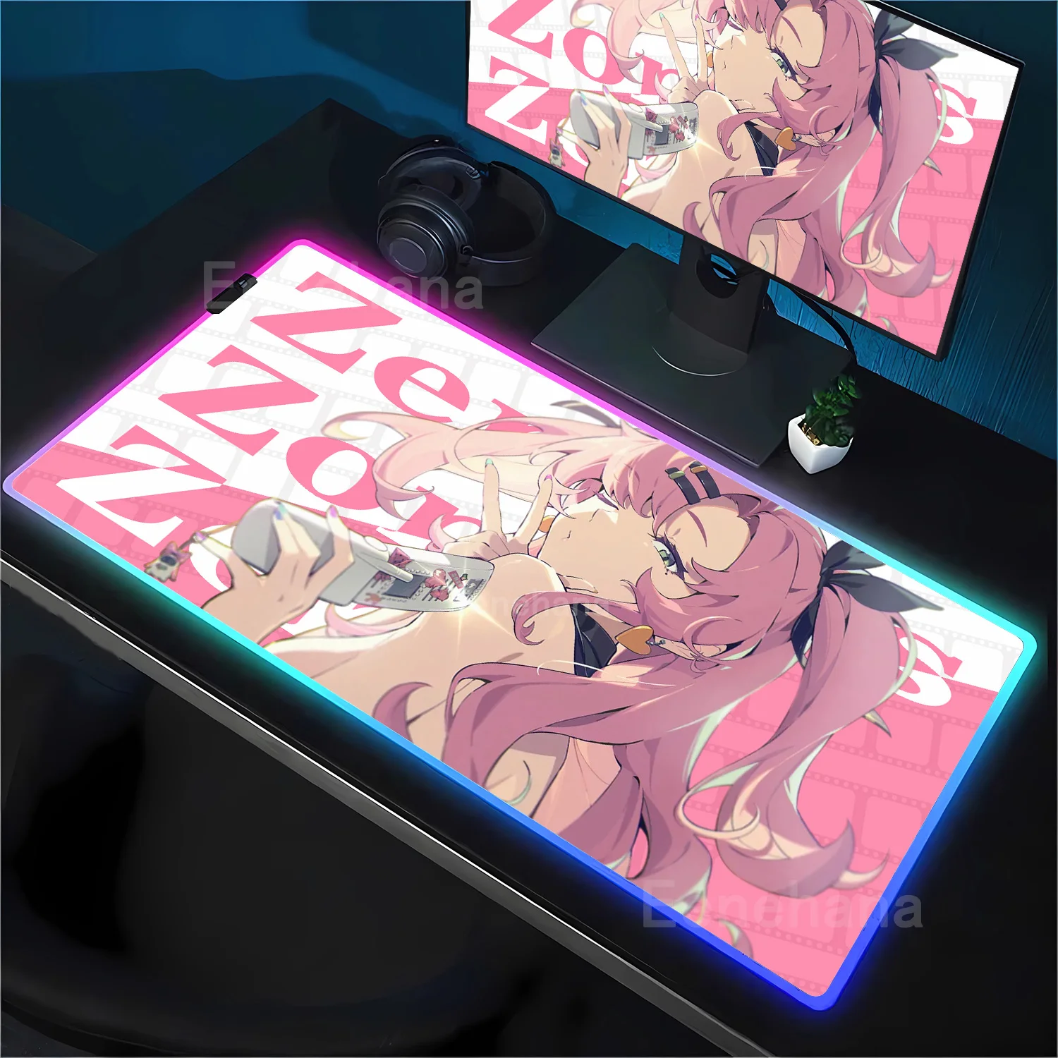 Rgb Zenless Zone Zero Mousepad LED Gaming Accessories Game ZZZ Nicole Koleda Lycaon Ellen Corin Large Kawaii offices Desk Mat
Rgb Zenless Zone Zero Mousepad LED Gaming Accessories Game ZZZ Nicole Koleda Lycaon Ellen Corin Large Kawaii offices Desk Mat