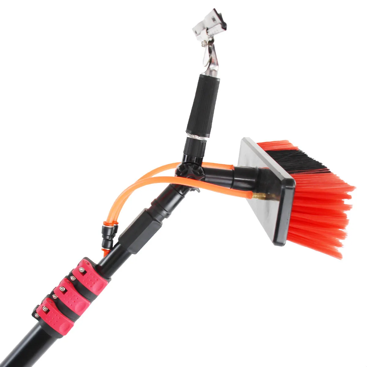 5.4m solar panel Smart washing cleaning robot brush long handle telescopic pole China manufacturer
5.4m solar panel Smart washing cleaning robot brush long handle telescopic pole China manufacturer