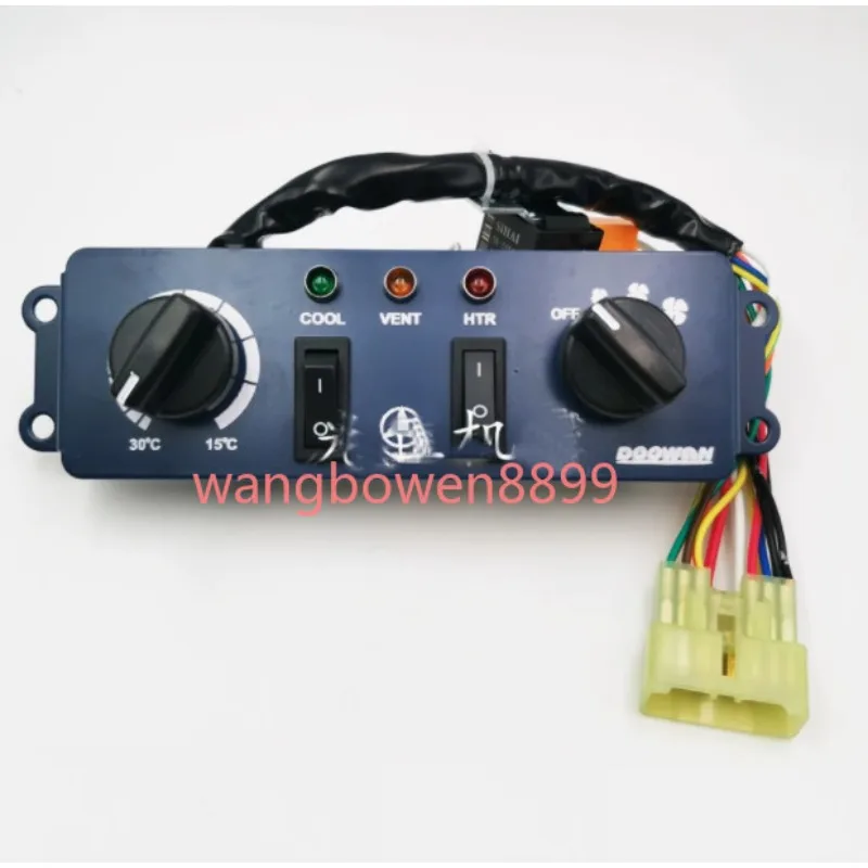 Excavator parts for Sany SY55/60/65 air conditioning panel controller switch 12v/24v
Excavator parts for Sany SY55/60/65 air conditioning panel controller switch 12v/24v