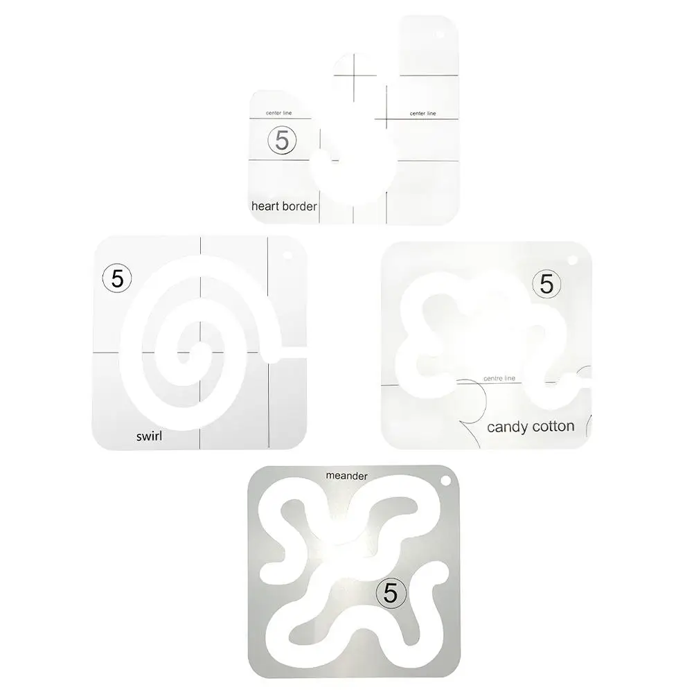 4Pcs Acrylic Quilting Templates Sewing Ruler Cloth Craft Patchwork Tools Transparent Ruler Clothing Fabric Wheel Material
4Pcs Acrylic Quilting Templates Sewing Ruler Cloth Craft Patchwork Tools Transparent Ruler Clothing Fabric Wheel Material