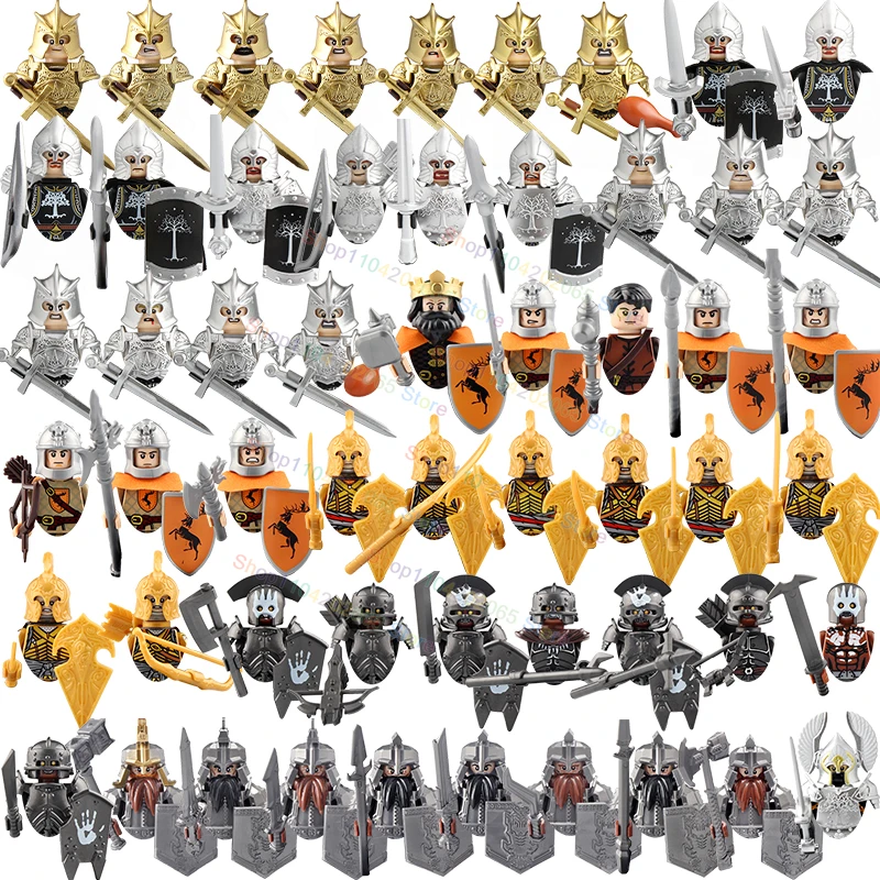 Medieval Game Valley Kinghts figures Ailin Guard Elves Orcs Soldiers Warriors Army Dwarf Knight Building Blocks Kids Toys BR881 
Medieval Game Valley Kinghts figures Ailin Guard Elves Orcs Soldiers Warriors Army Dwarf Knight Building Blocks Kids Toys BR881