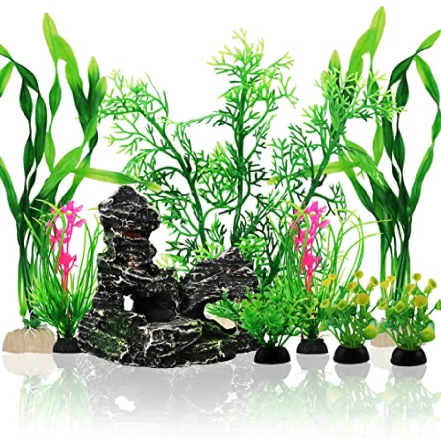 Fish Tank Accessories Aquarium Decorations Plants 9pcs Green Fish Tank Decorations Plants and Cave Rock Decoration Decor Set Aq
Fish Tank Accessories Aquarium Decorations Plants 9pcs Green Fish Tank Decorations Plants and Cave Rock Decoration Decor Set Aq