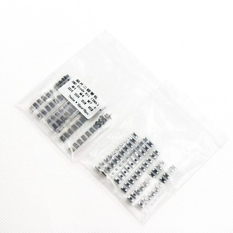 SMA Diode Assortment Kit 350Pcs M1/M4/M7/SS14/SS34/US1M/RS1M for DIY
SMA Diode Assortment Kit 350Pcs M1/M4/M7/SS14/SS34/US1M/RS1M for DIY