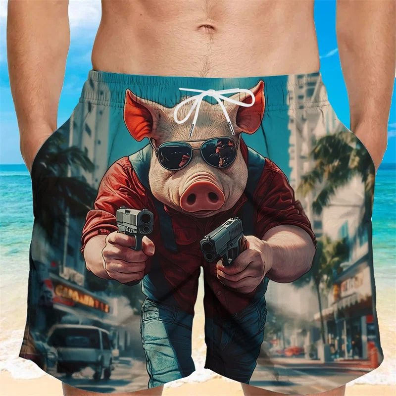 Cute Pig Graphic Beach Shorts For Men 3d Printing Animal Swimming Trunks Cool Summer Hawaiian Loose Board Shorts
Cute Pig Graphic Beach Shorts For Men 3d Printing Animal Swimming Trunks Cool Summer Hawaiian Loose Board Shorts