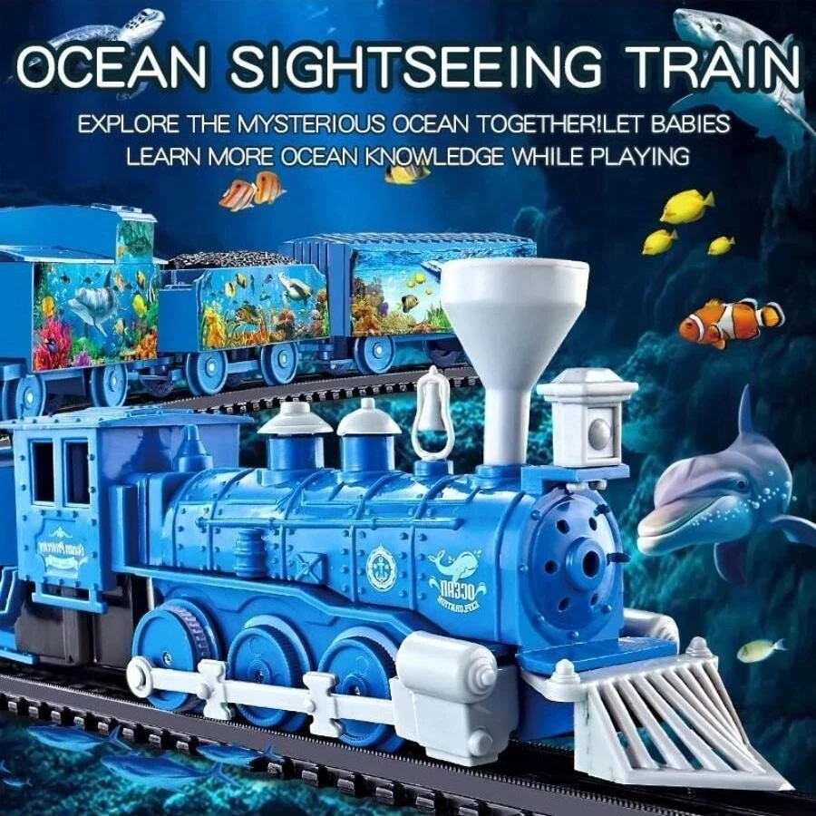 Electric Train Toy Set with Circular Track, Assembly Track Train Toy Set, Children's Birthday Gift(Some parts are sent random)
Electric Train Toy Set with Circular Track, Assembly Track Train Toy Set, Children's Birthday Gift(Some parts are sent random)
