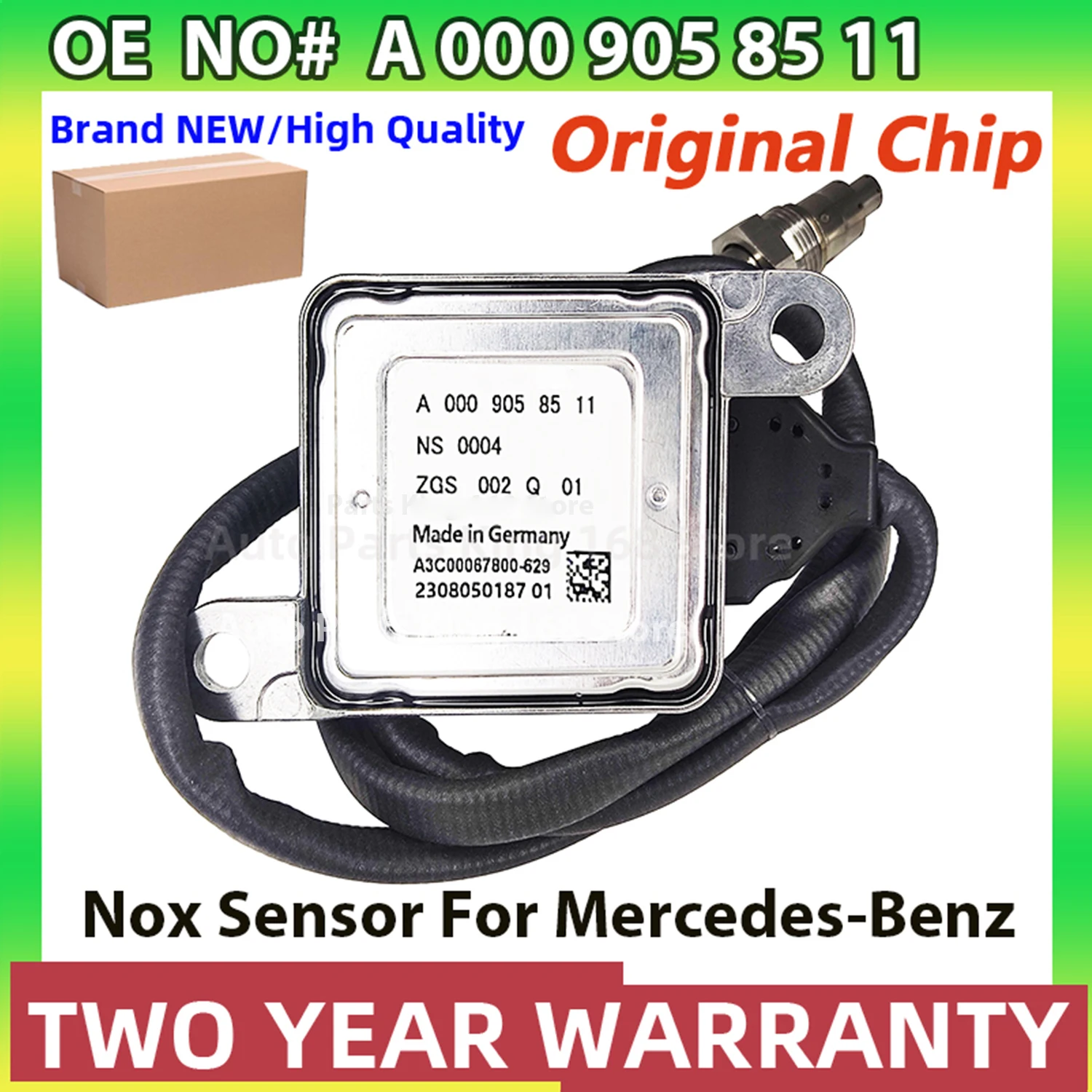 A0009058511 A0009052809 A0009050108 Original New Nitrogen Oxide NOx Sensor For Benz R172 SLK250 Klasse C E M Gle Slc Slk V W447
A0009058511 A0009052809 A0009050108 Original New Nitrogen Oxide NOx Sensor For Benz R172 SLK250 Klasse C E M Gle Slc Slk V W447