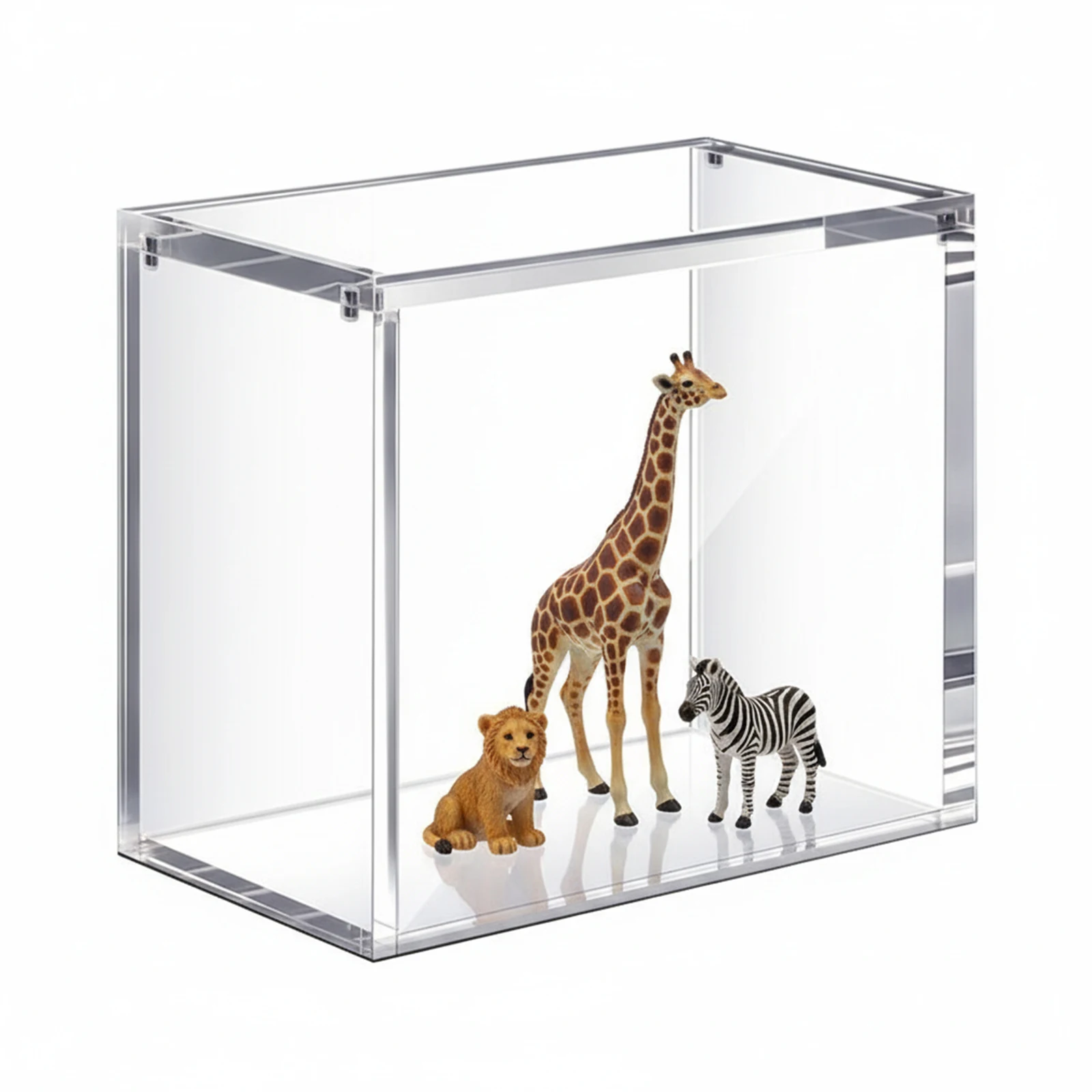 Прозрачный акриловый демонстрационный бокс с магнитной дверцей, штабелируемый, с защитой от пыли, для коллекционных предметов и фигурок
Прозрачный акриловый демонстрационный бокс с магнитной дверцей, штабелируемый, с защитой от пыли, для коллекционных предметов и фигурок