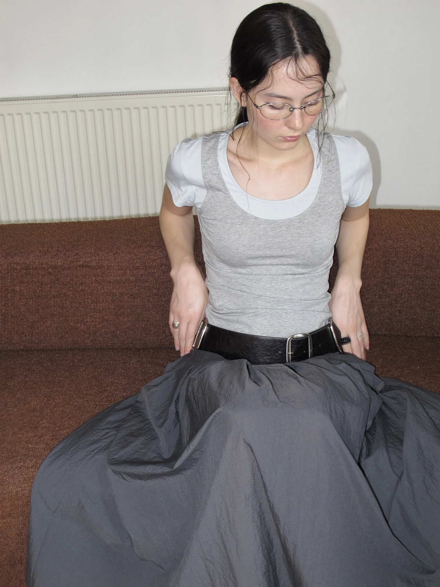 Molin Women's Slim Fit ort Sve T-irt round Ne Color Blo Pure Cotton Vest Fake Two-Piece Design Summer Commute Sle
Molin Women's Slim Fit ort Sve T-irt round Ne Color Blo Pure Cotton Vest Fake Two-Piece Design Summer Commute Sle