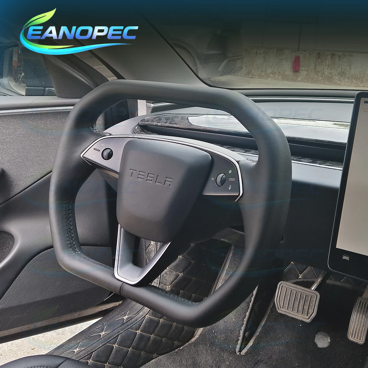 EANOPEC V4 Рулевое колесо с подогревом в стиле кибергрузовика для Tesla Model Y Juniper — кожа наппа, простая установка
EANOPEC V4 Рулевое колесо с подогревом в стиле кибергрузовика для Tesla Model Y Juniper — кожа наппа, простая установка