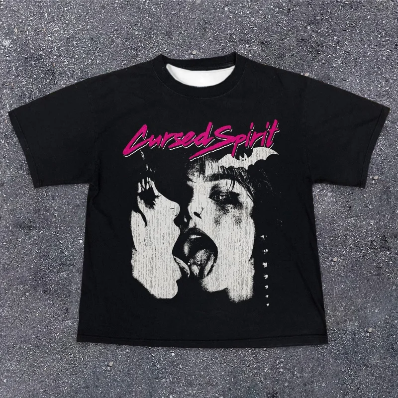 American Style Dark Tongue Kiss 3D Printed Couple Loose Short Sleeved Breathable Quick Drying T-shirt for Men
American Style Dark Tongue Kiss 3D Printed Couple Loose Short Sleeved Breathable Quick Drying T-shirt for Men