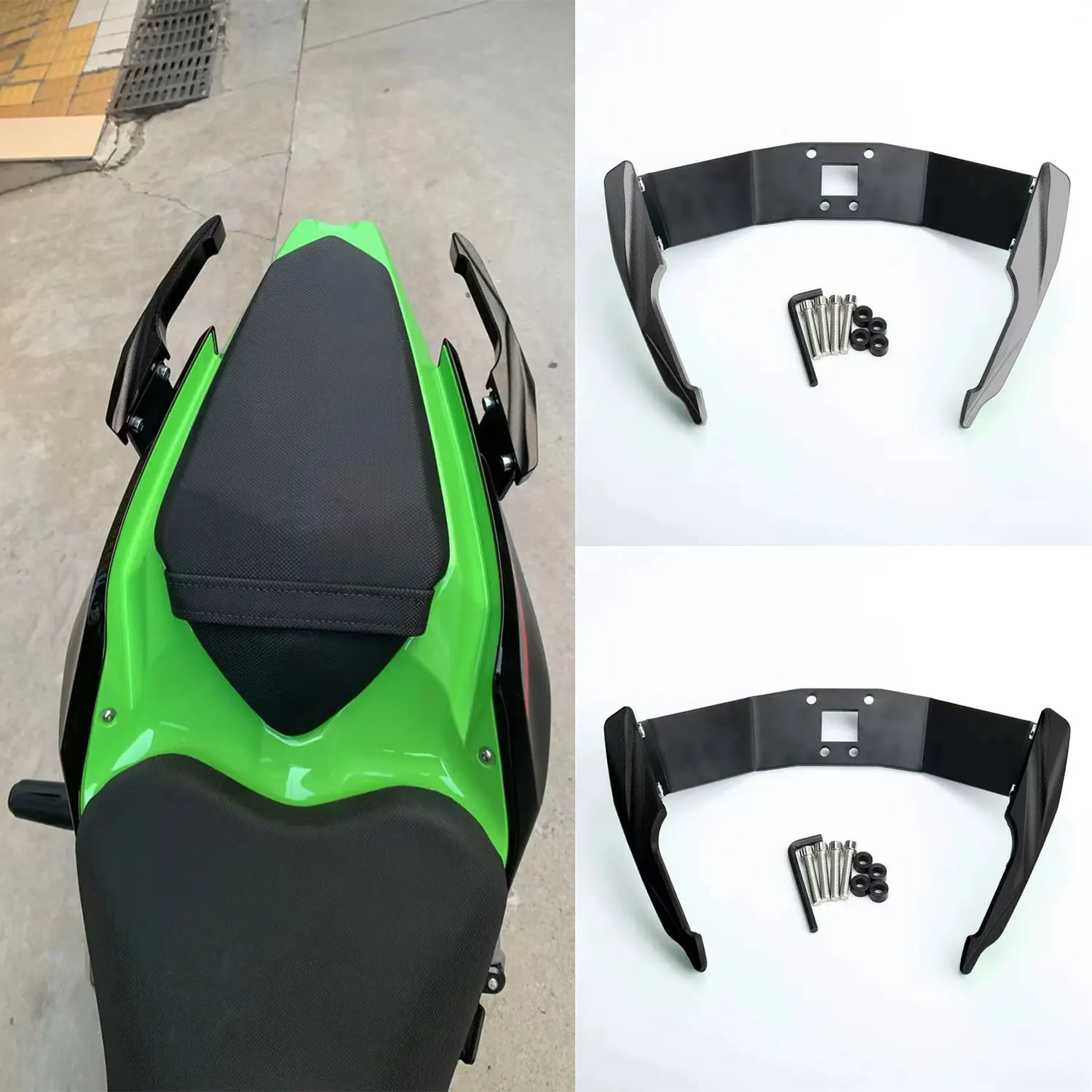 For Kawasaki Ninja 400 Z400 2018-2024 Motorcycle Handrail Tail Bracket Handle CNC Aluminum Tail Armrest Thickened Rear Passenger
For Kawasaki Ninja 400 Z400 2018-2024 Motorcycle Handrail Tail Bracket Handle CNC Aluminum Tail Armrest Thickened Rear Passenger