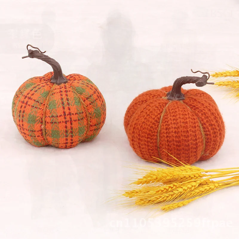 Thanksgiving Simulation Pumpkin Decoration Harvest Festival Party Props 15cm Synthetic Knitted Fabric Ornaments
Thanksgiving Simulation Pumpkin Decoration Harvest Festival Party Props 15cm Synthetic Knitted Fabric Ornaments