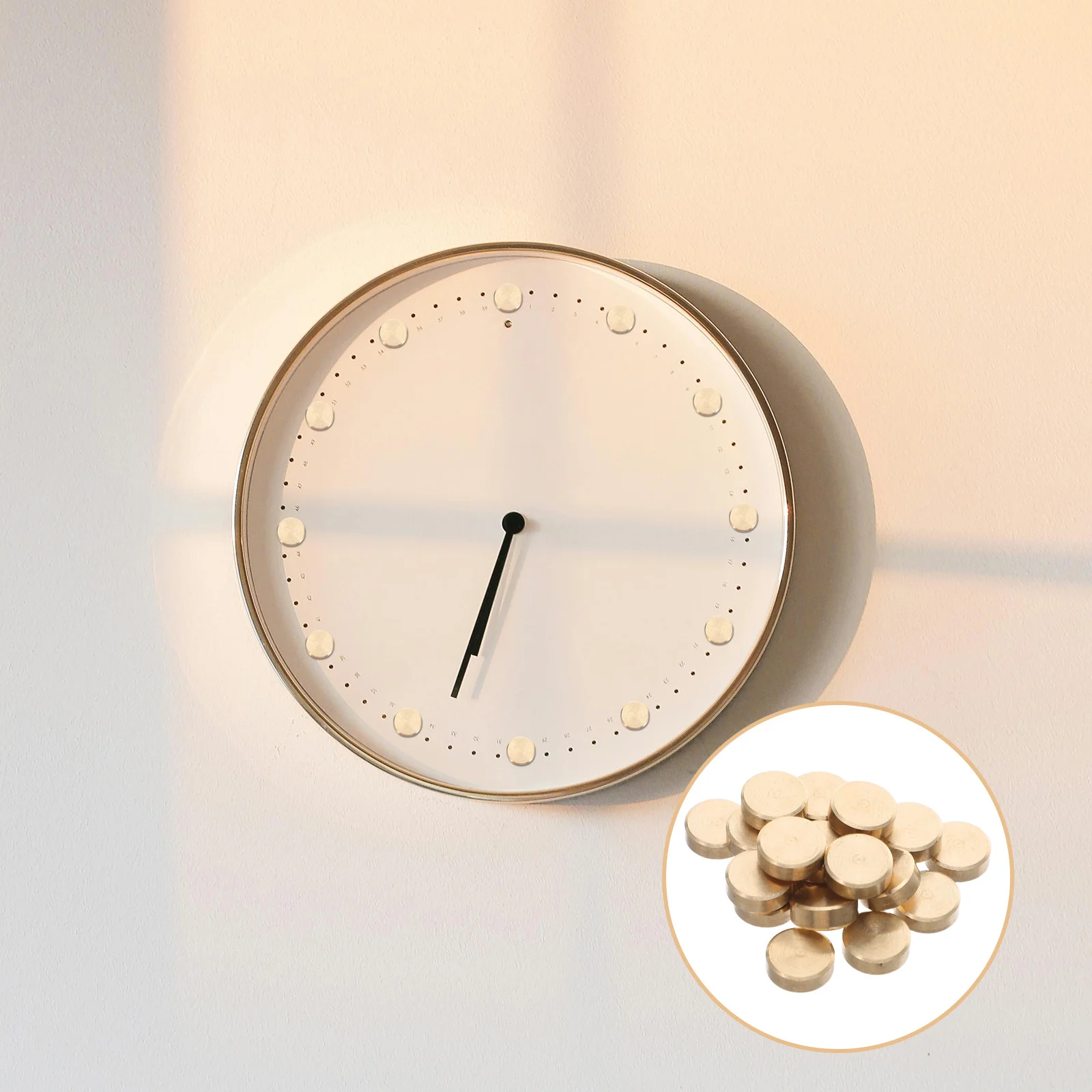 20Pcs Silent Mechanism DIY Clock Numerals Brass Dots Set Minimalist Modern Wall Clock Accessories for Living Room Bedroom
20Pcs Silent Mechanism DIY Clock Numerals Brass Dots Set Minimalist Modern Wall Clock Accessories for Living Room Bedroom