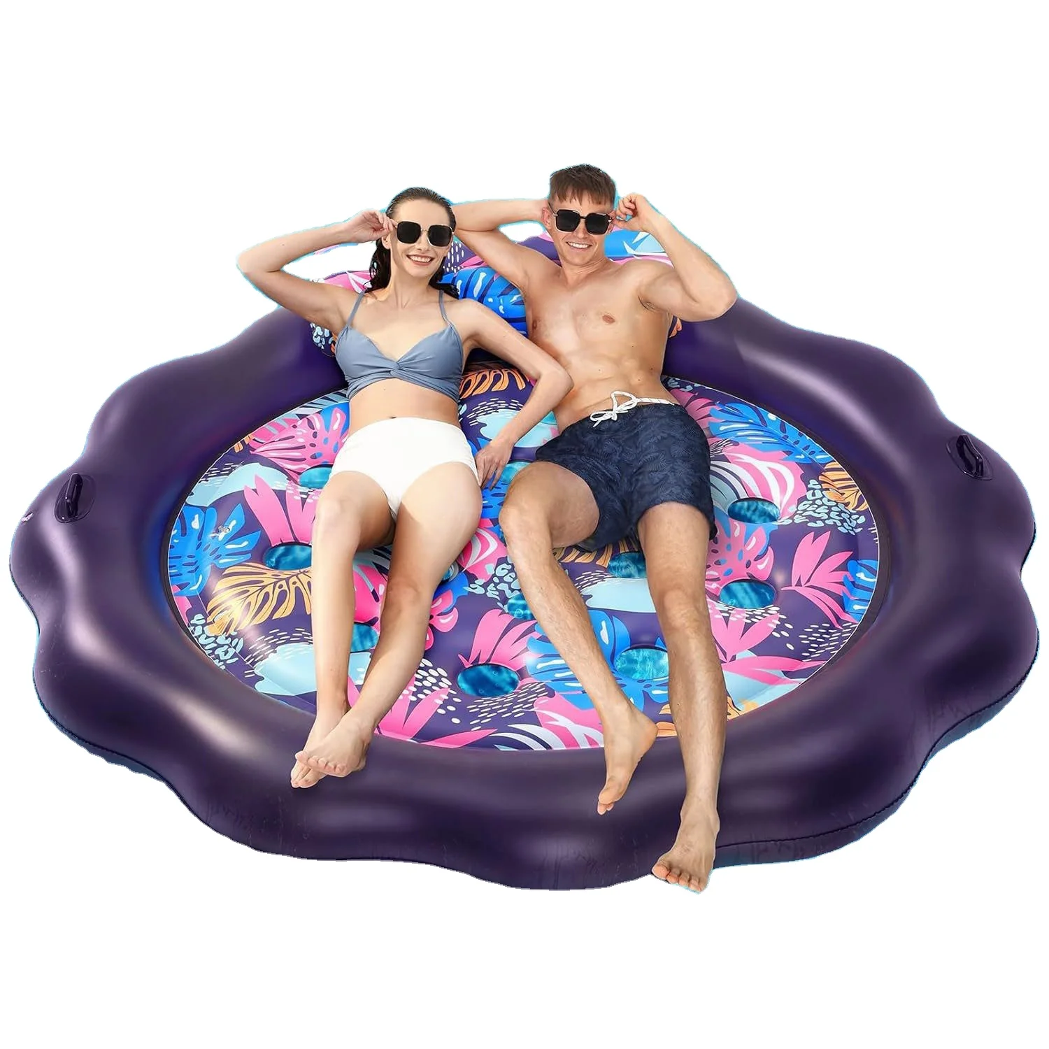 Sunbathing Floating Bed Double Adults Inflatable Pool Floats Mat with Handle Pillow Dark Purple Swimming Toys for Outdoor
Sunbathing Floating Bed Double Adults Inflatable Pool Floats Mat with Handle Pillow Dark Purple Swimming Toys for Outdoor