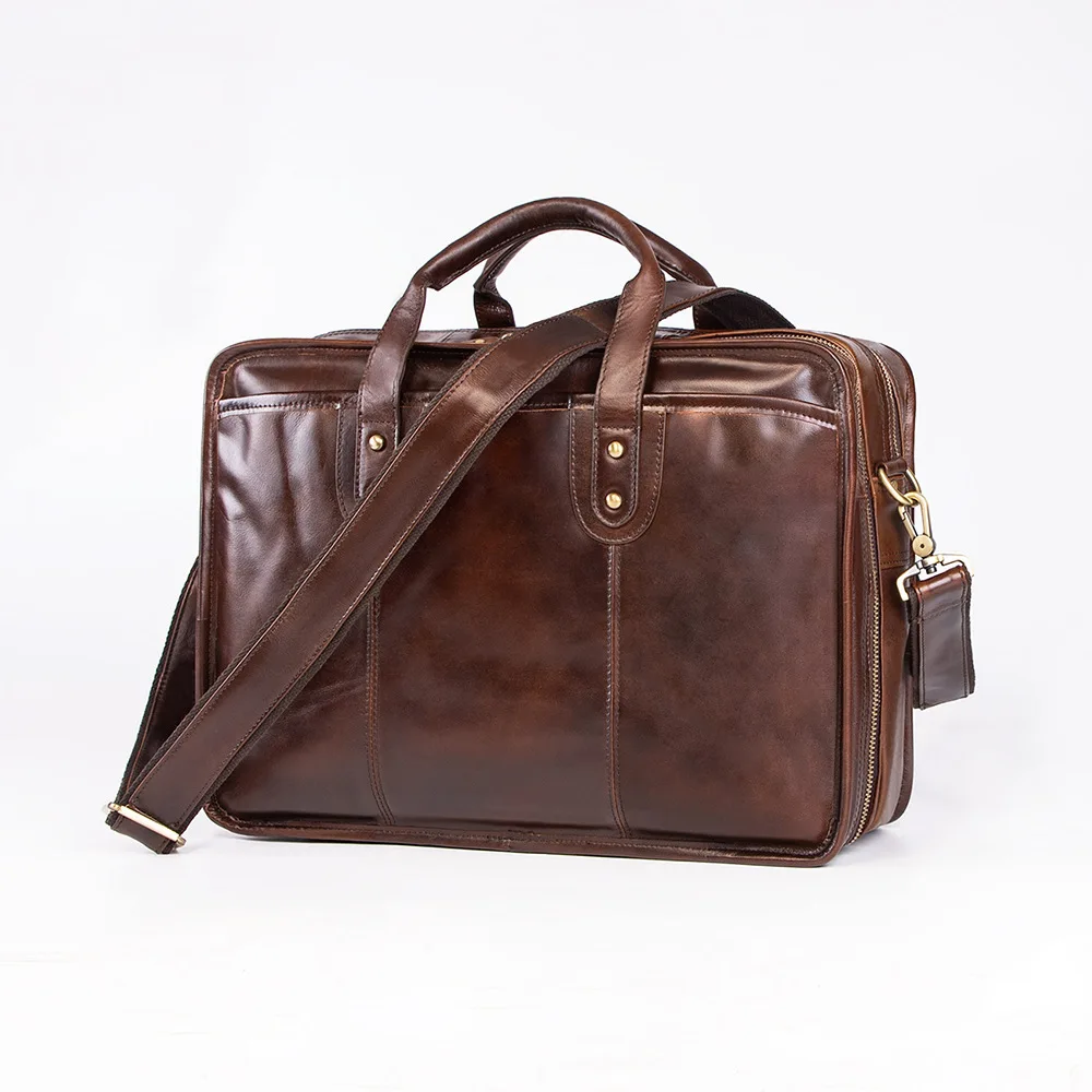 Retro Top Grain Cowhide Handbag Men Fashion Casual Laptop Bag Business Genuine Leather Briefcase
Retro Top Grain Cowhide Handbag Men Fashion Casual Laptop Bag Business Genuine Leather Briefcase