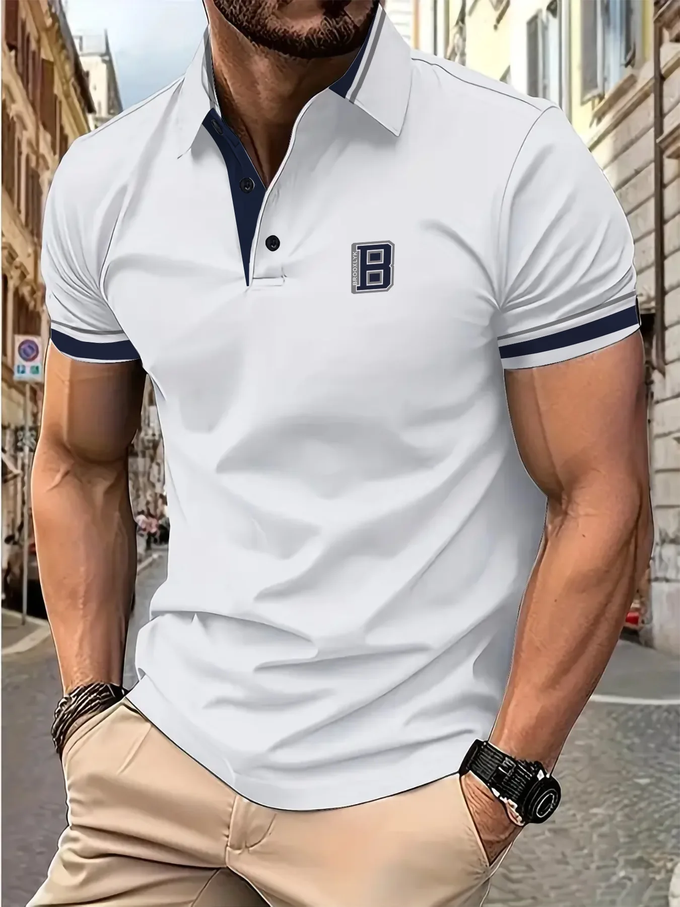 2025 Europe and the United States men's summer new short-sleeved 3D printed casual fashion men's POLO shirt
2025 Europe and the United States men's summer new short-sleeved 3D printed casual fashion men's POLO shirt