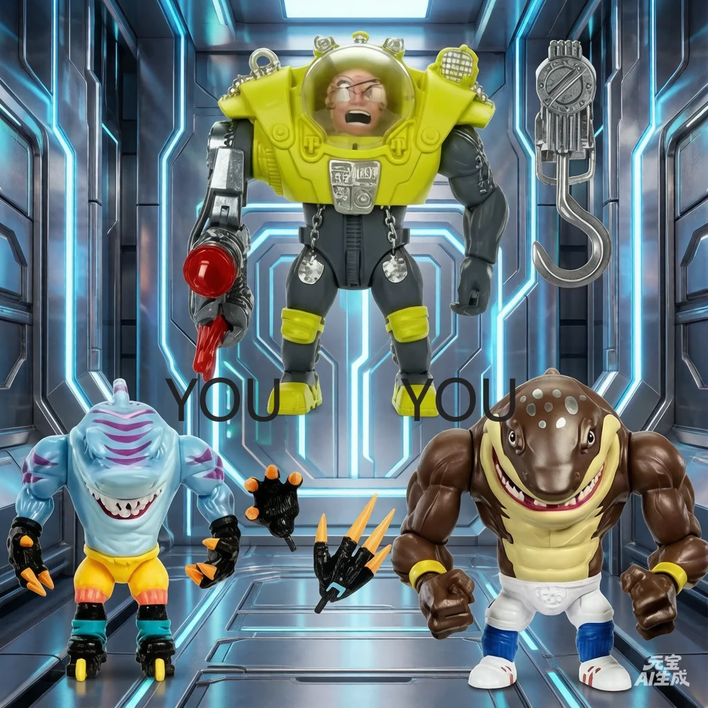 100% in Stock Original Mattel Street Sharks Dr Piranoid Streex Big Slammu 30th Anniversary Anime Figure
100% in Stock Original Mattel Street Sharks Dr Piranoid Streex Big Slammu 30th Anniversary Anime Figure