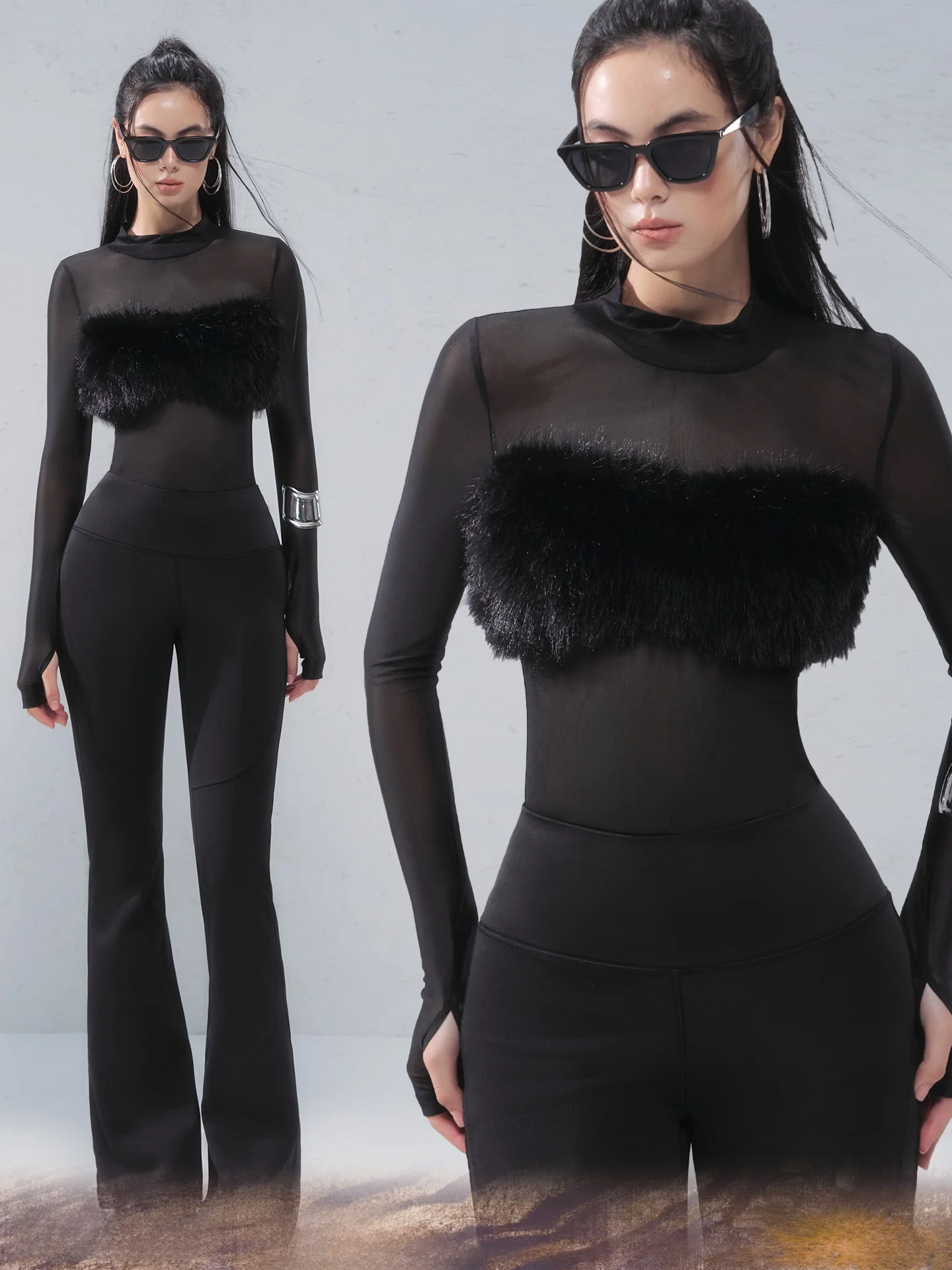 Limited Edition OfAkiva "Xiangeng" Sexy Spicy Girl Slim Fit Me Furry Splice Base irt Breathable Long Sve High Waist
Limited Edition OfAkiva "Xiangeng" Sexy Spicy Girl Slim Fit Me Furry Splice Base irt Breathable Long Sve High Waist