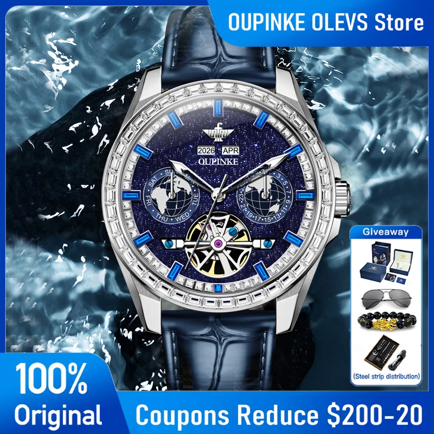 OUPINKE 3280 часы мужские автоматические механические часы с турбийоном 50 м водонепроницаемые часы с вечным календарем роскошный мужской кожаный ремешок
OUPINKE 3280 часы мужские автоматические механические часы с турбийоном 50 м водонепроницаемые часы с вечным календарем роскошный мужской кожаный ремешок